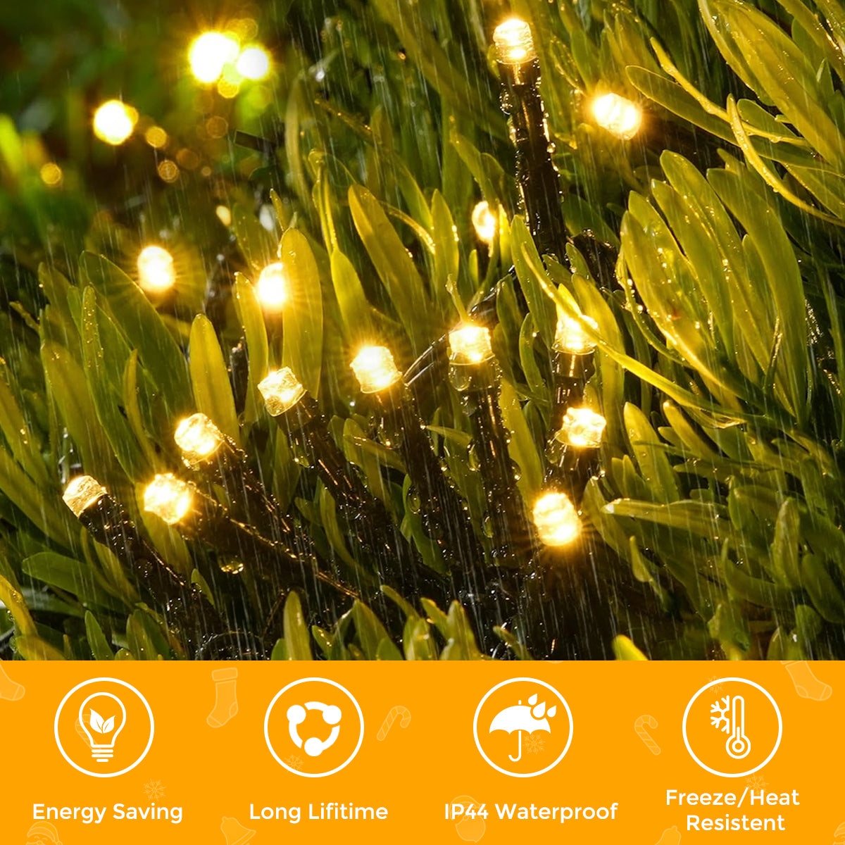 Aship 1000LED Christmas Light String, 82Ft Plug in Christmas Tree Lights with 8 Modes & Memory, IP44 Waterproof Indoor/Outdoor Decor for Holiday Wedding Party
