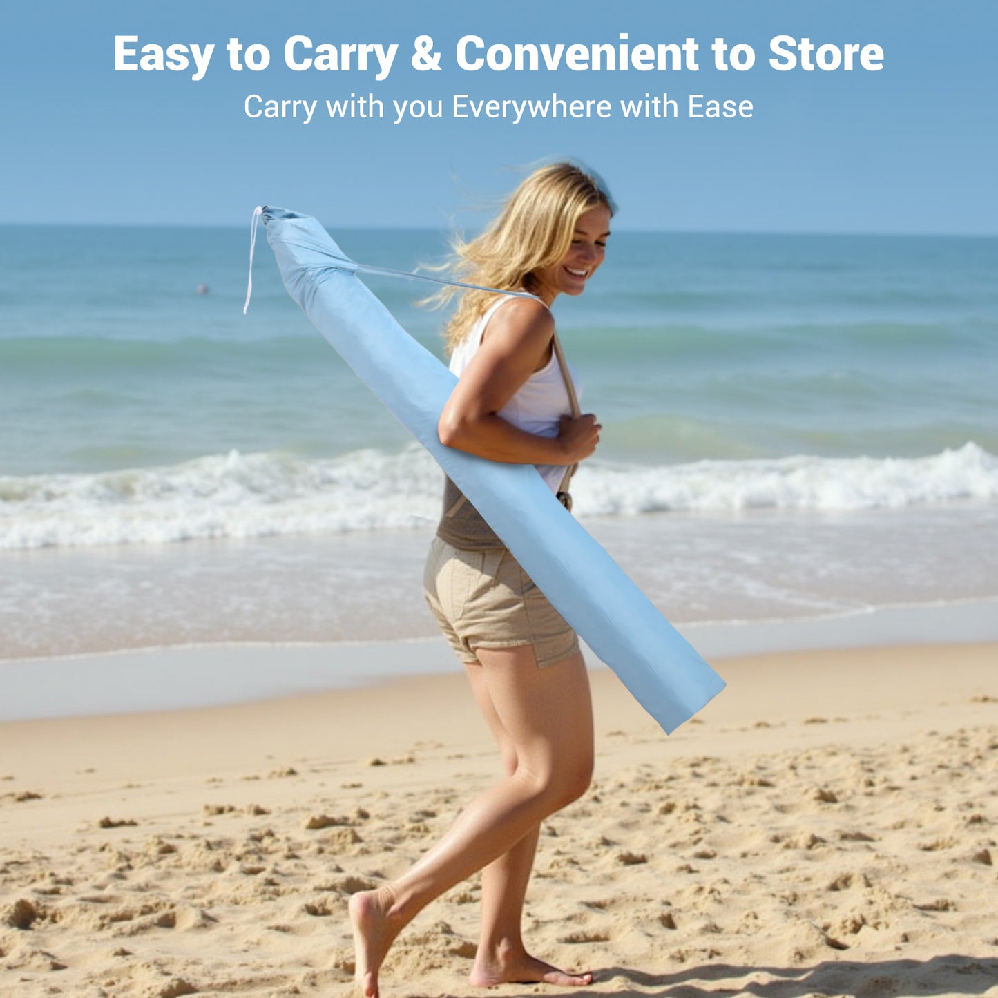 Aship Beach Tent, Quick Setup Sun Shelter with 360° Ventilation & UPF50+ UV Protection , 4-5 Person Pop Up Tent, Portable Sunshade for Family Camping Hiking Beach Adventures