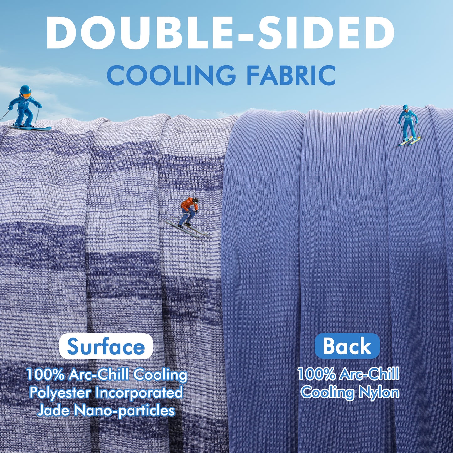 Cooling Blanket, Aship Summer Blanket Japanese Arc-Chill Cool Fiber Q-Max>0.5 Lightweight Double-sided Cold Blanket for Hot Sleepers