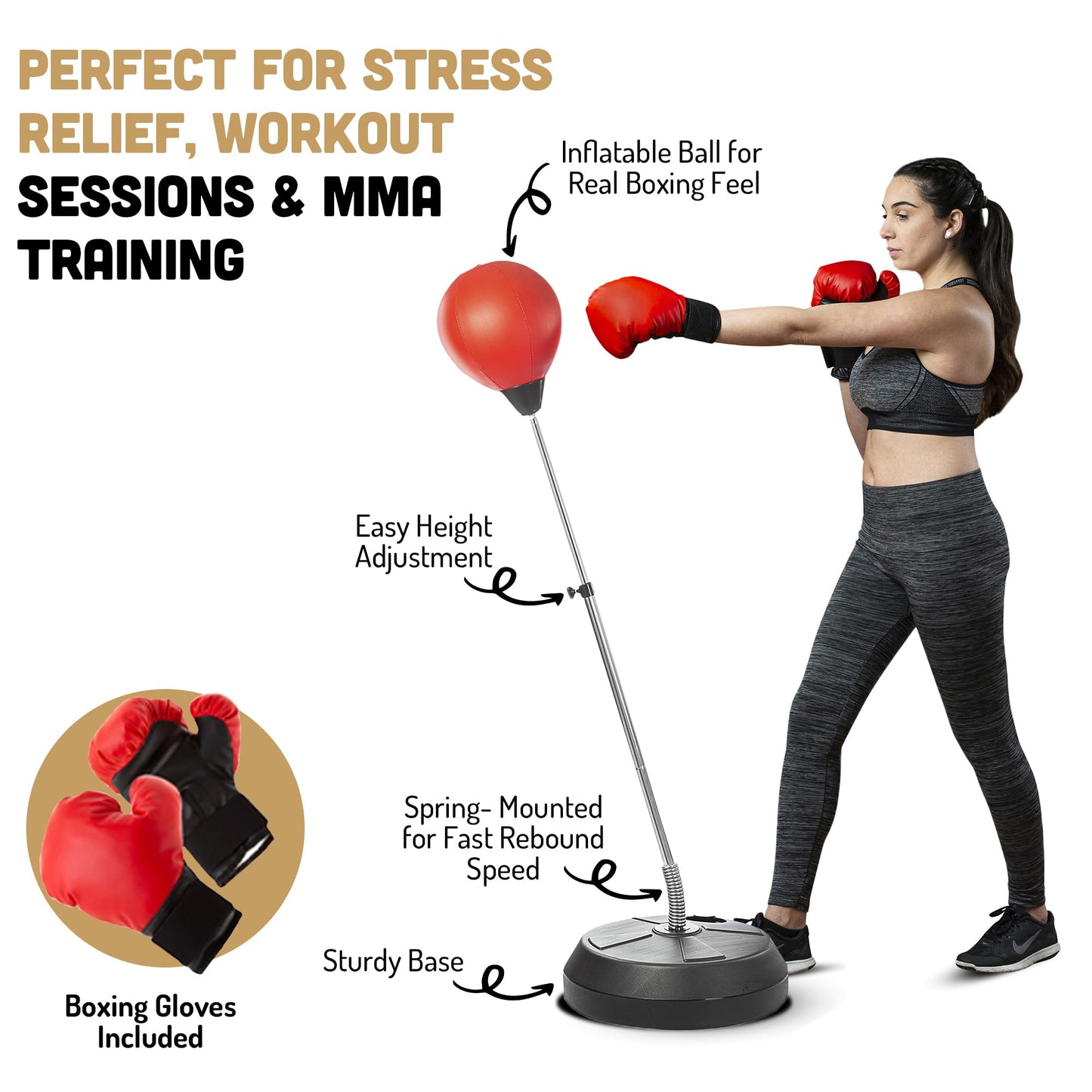 Aship Full Punching Bag Set
