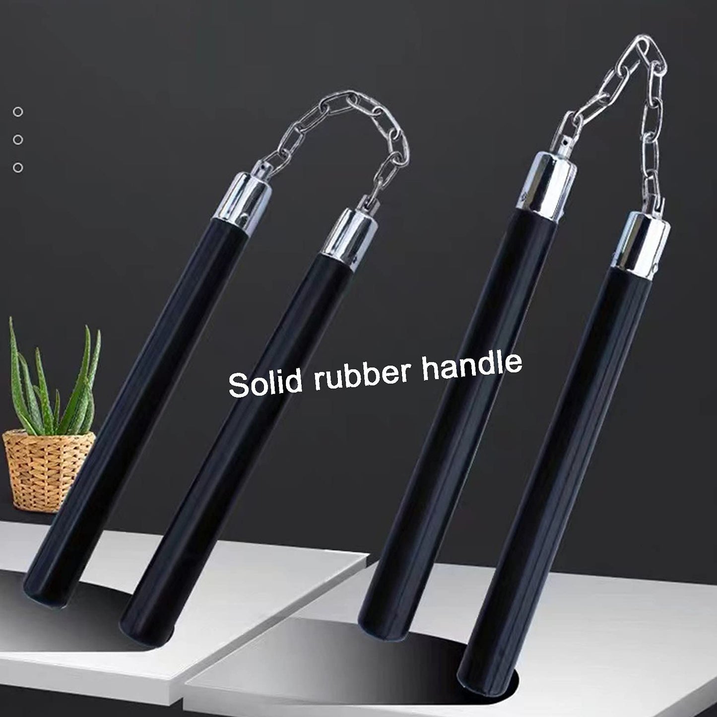 Aship Solid Rubber Nunchucks