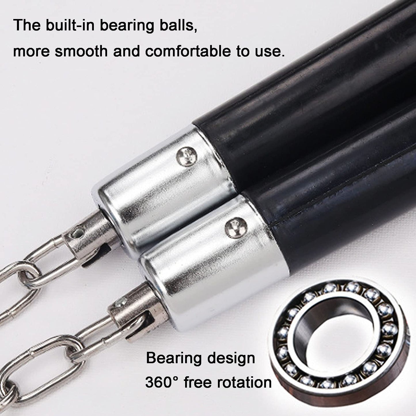 Aship Solid Rubber Nunchucks