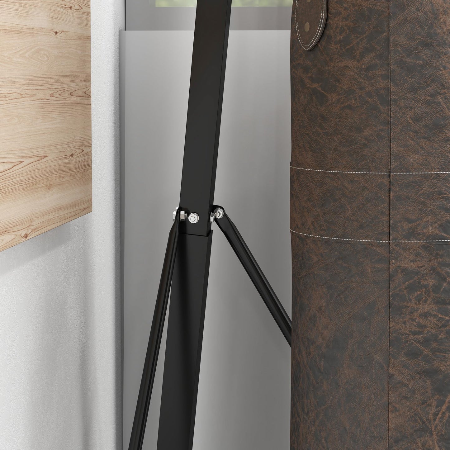 Aship Foldable Punching Bag and Speed Bag Stand