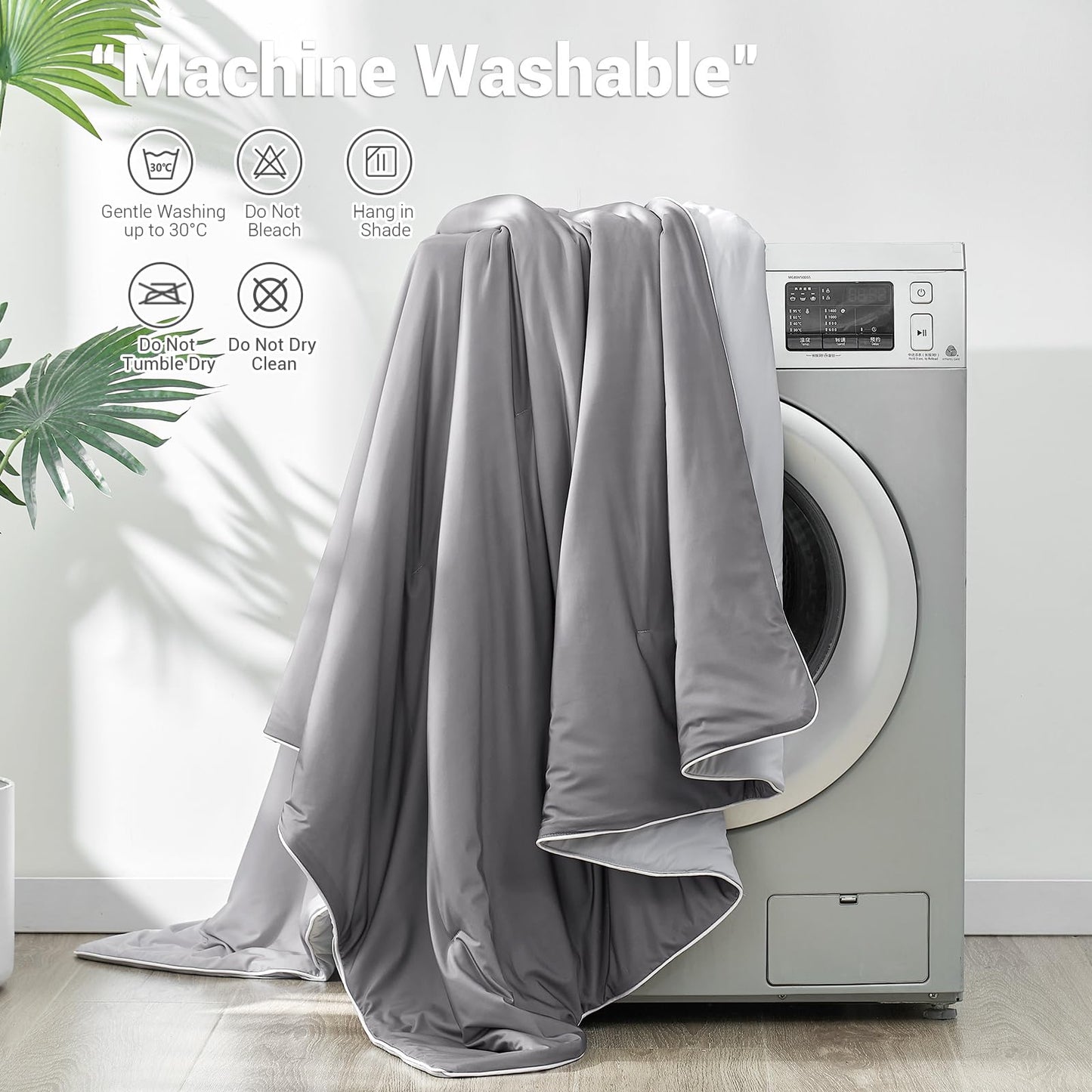 Aship Cooling Comforter for Hot Sleepers, 79*87", Arc-Chill 3.0 Cool Fabric Cooling Blanket, Washable, Cloud-Like Softness