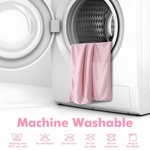 Aship Cooling Pillow Cases, Dual-Sided Summer Cooling Pillowcases, Arc-Chill Jade-Infused Fiber, Breathable & Moisture-Wicking, Non-Slip Hidden Zipper, Machine Washable, King 20''x36'', 2 Pack Pink