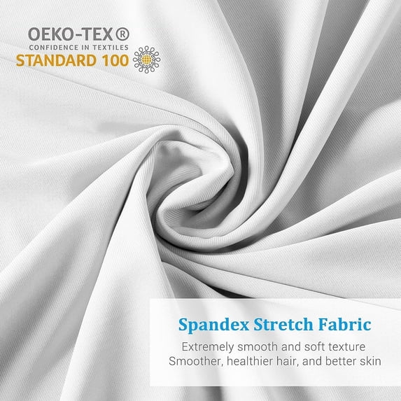 Aship Cooling Pillowcases 2 Pack, Q-max 0.55 Japanese Arc-Chill Fiber, Oeko-Tex Certified, Super Soft & Cooling for Hot Sleepers, Hidden Zipper, Machine Washable, Stretch for Standard, Wihte
