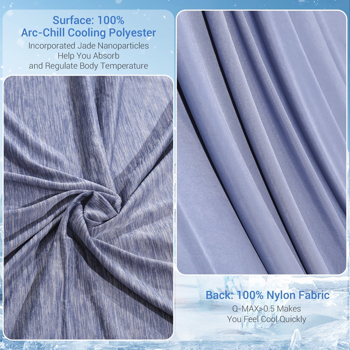 Aship Cooling Blanket Queen 79"X86" Gray, Summer Blanket Q-MAX>0.5 Arc-Chill Bed Blanket Breathable Double-Sided Cool Blanket for Beds Sofa Travel