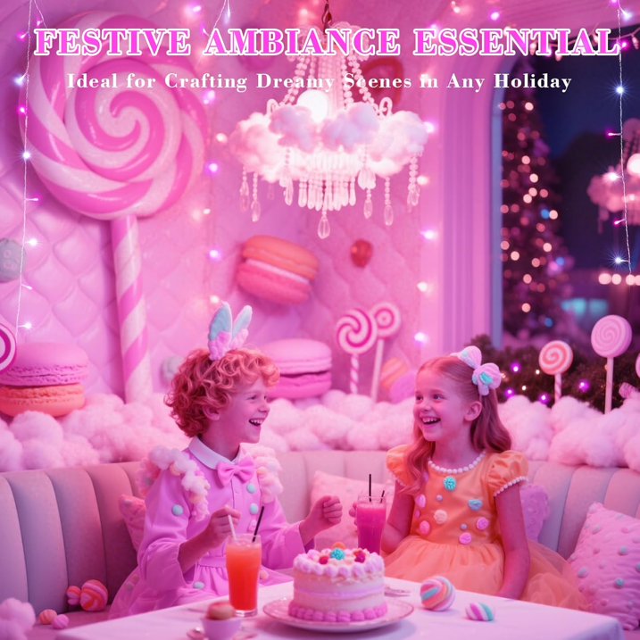 Aship 400LED Christmas Light String, 131Ft Plug in Pink&Cool White Christmas Tree Lights with 8 Modes & Memory, IP44 Waterproof Indoor/Outdoor Decor for Wedding Party