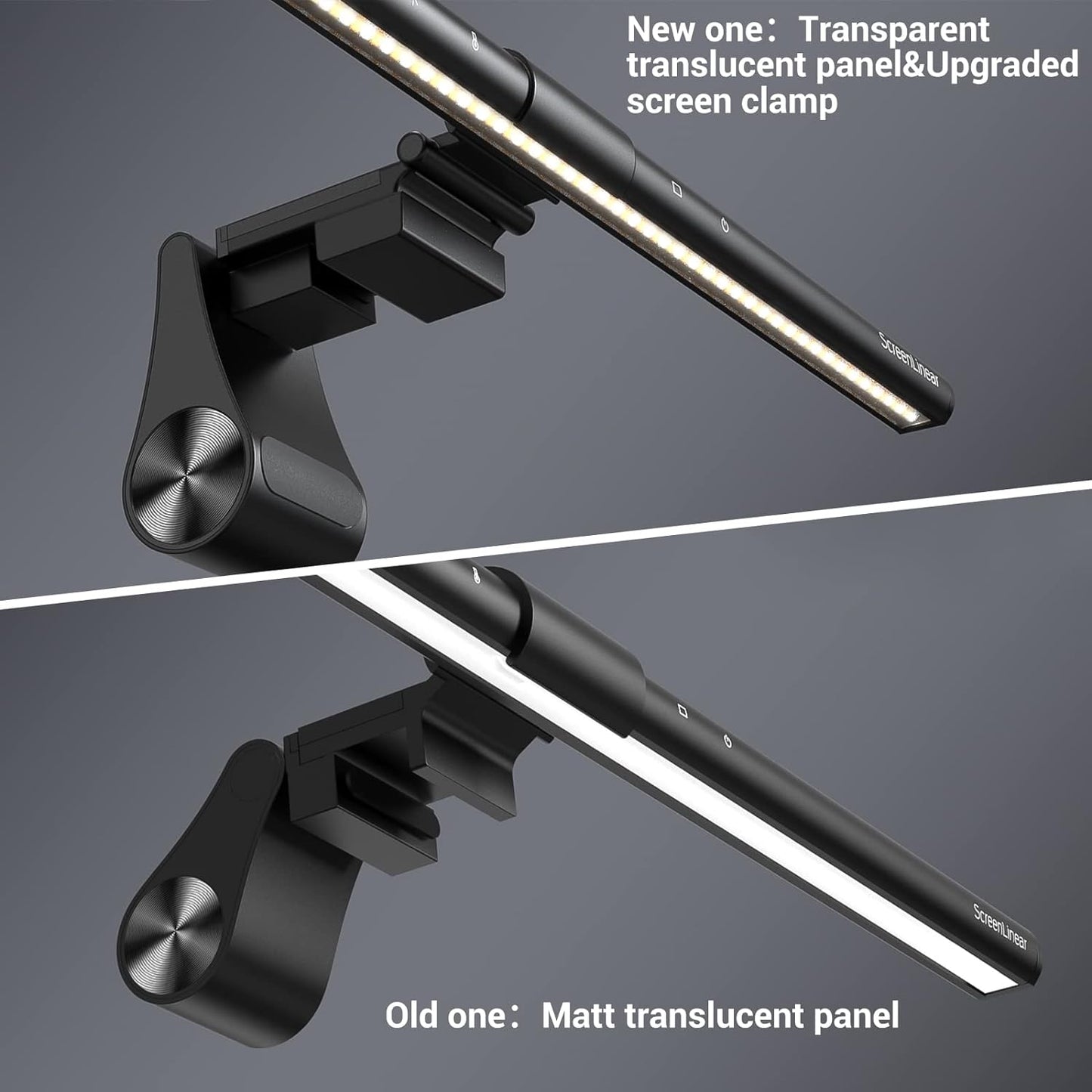 Aship Computer Monitor Light, Screen Light Bar No Glare, Ra95, 20.4'' Monitor Light Bar with Auto-Dimming, Adjustable Brightness and Color Temperature, USB Reading Desk Light for Desk/Home/Office