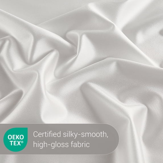 Aship Arc-Chill 3.0 Tech Cooling Pillow Cases, Q-max >0.5 Jade-Infused Silky Pillowcase for Hair & Skin, Breathable & Moisture-Wicking, Hidden Zipper, Machine Washable, King 20''x36'', 2 Pack White