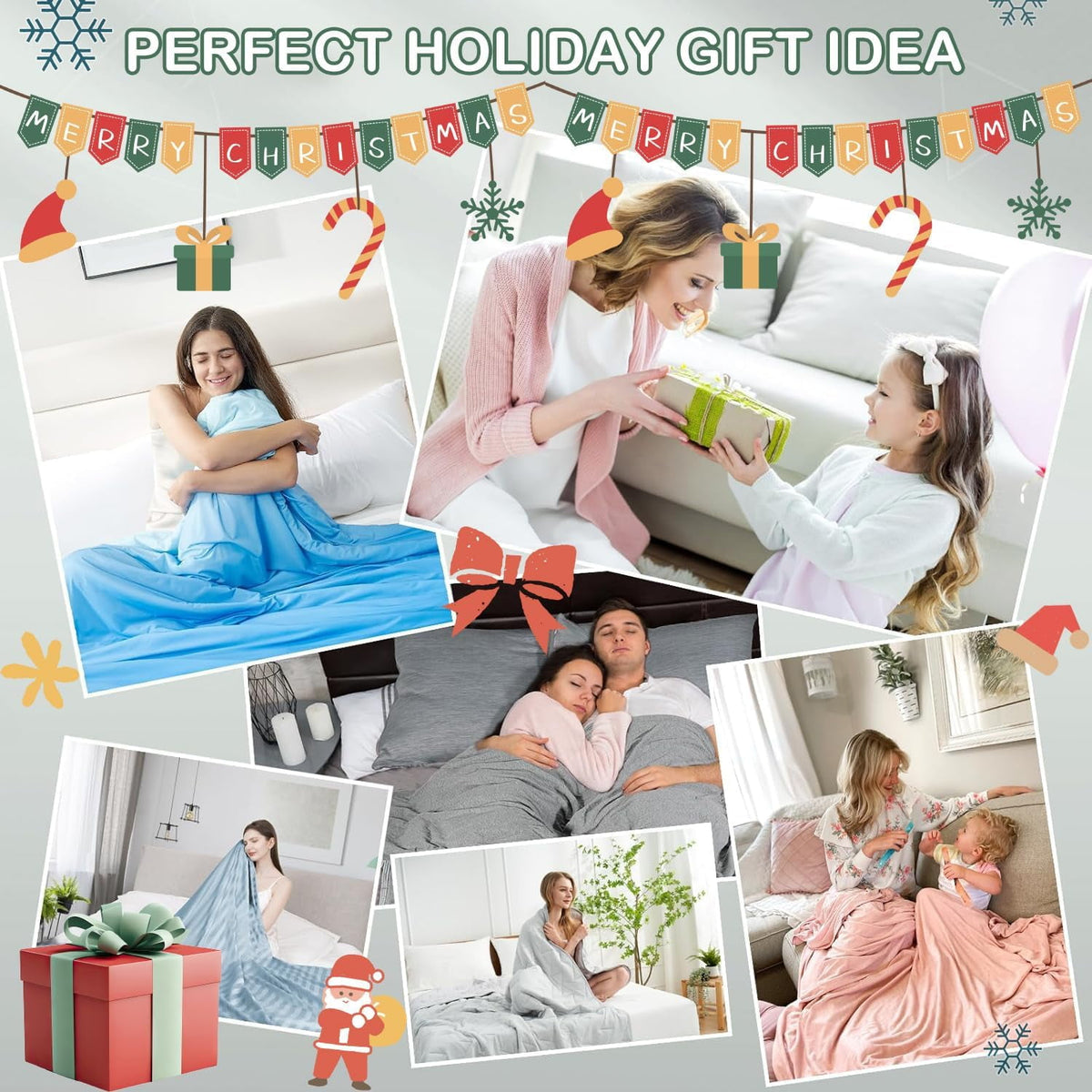 Aship Strip Cooling Blanket Queen Size 79“X86" Gray Japanese Summer Blanket Arc-Chill Cool Bed Blanket Q-Max>0.5 Breathable Skin-Friendly Double-Sided Ice Cold Summer Blankets for Beds Sofa Trave