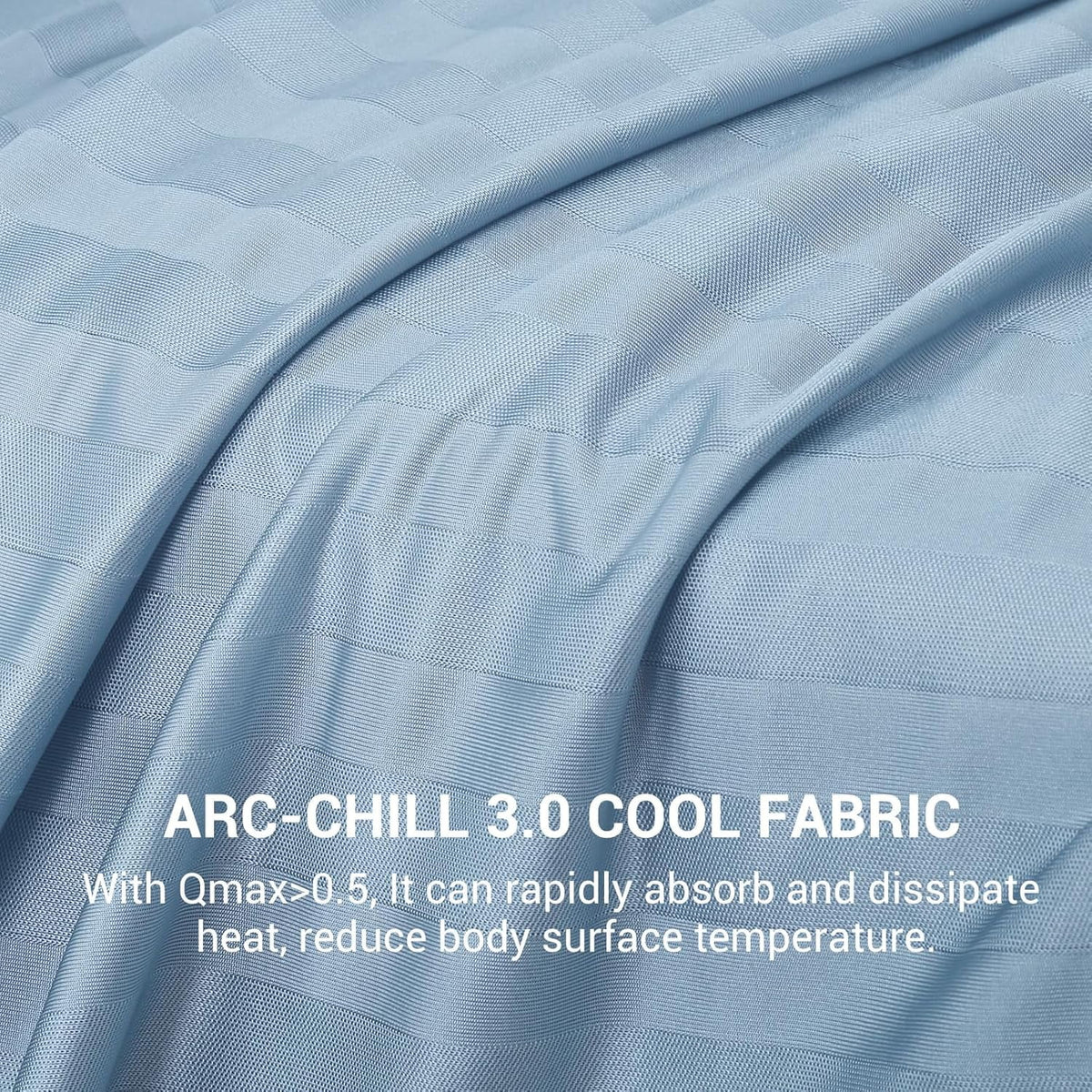Aship Cooling Blankets Twin for Hot Sleepers Summer Blanket Thin Lightweight Breathable Soft Double Side Ice Cooling Blanket for Bed Couch Sofa Travel , Keep Cool for Night Sweats, Blue 59"x 79"