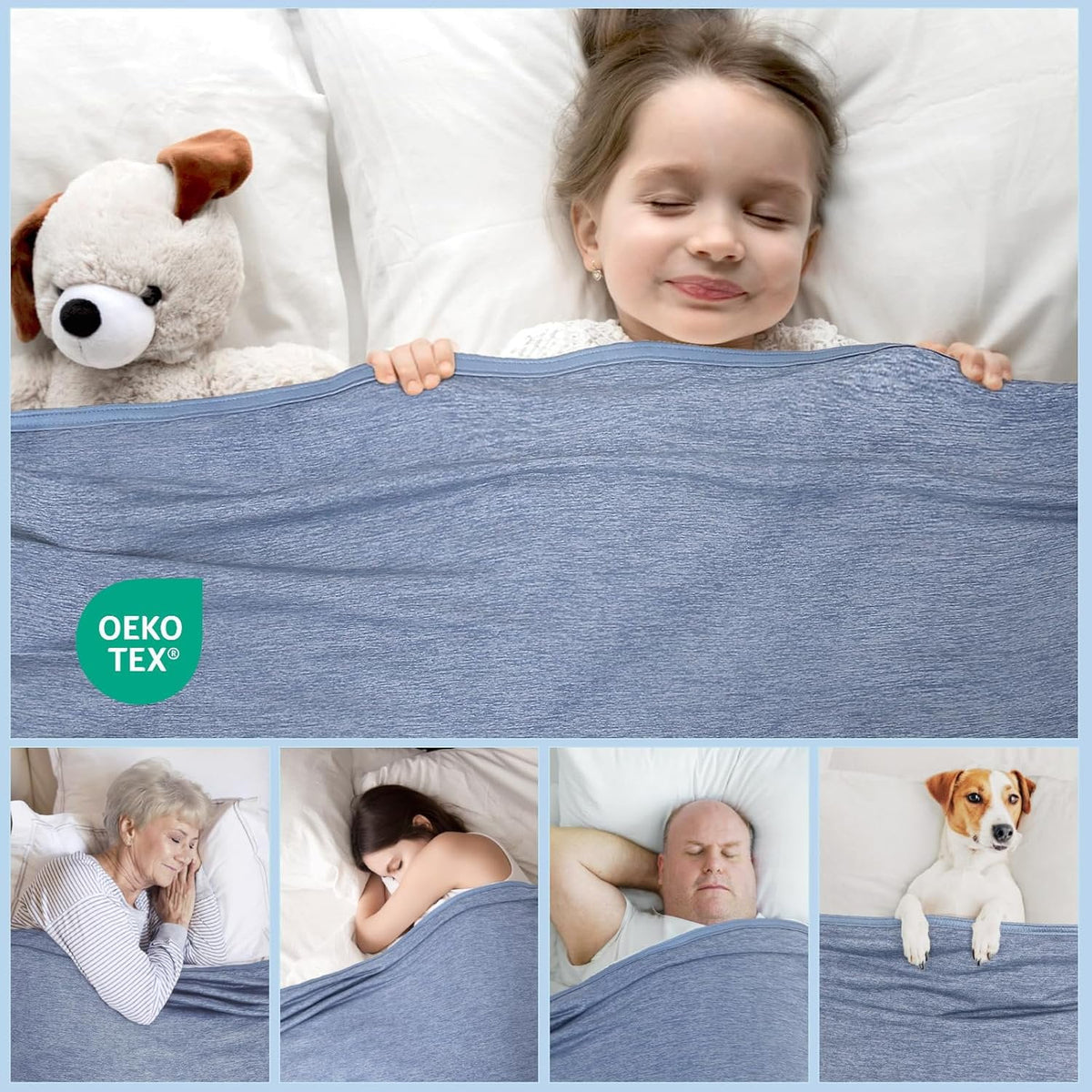 Aship Cooling Blanket Queen 79"X86" Gray, Summer Blanket Q-MAX>0.5 Arc-Chill Bed Blanket Breathable Double-Sided Cool Blanket for Beds Sofa Travel